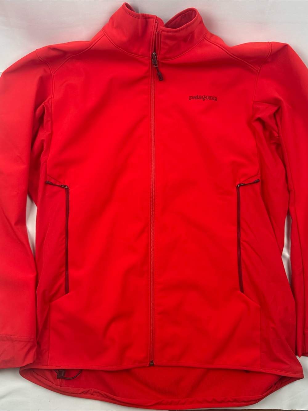 Patagonia Men’s Bright Red Full-Zip Performance Jacket